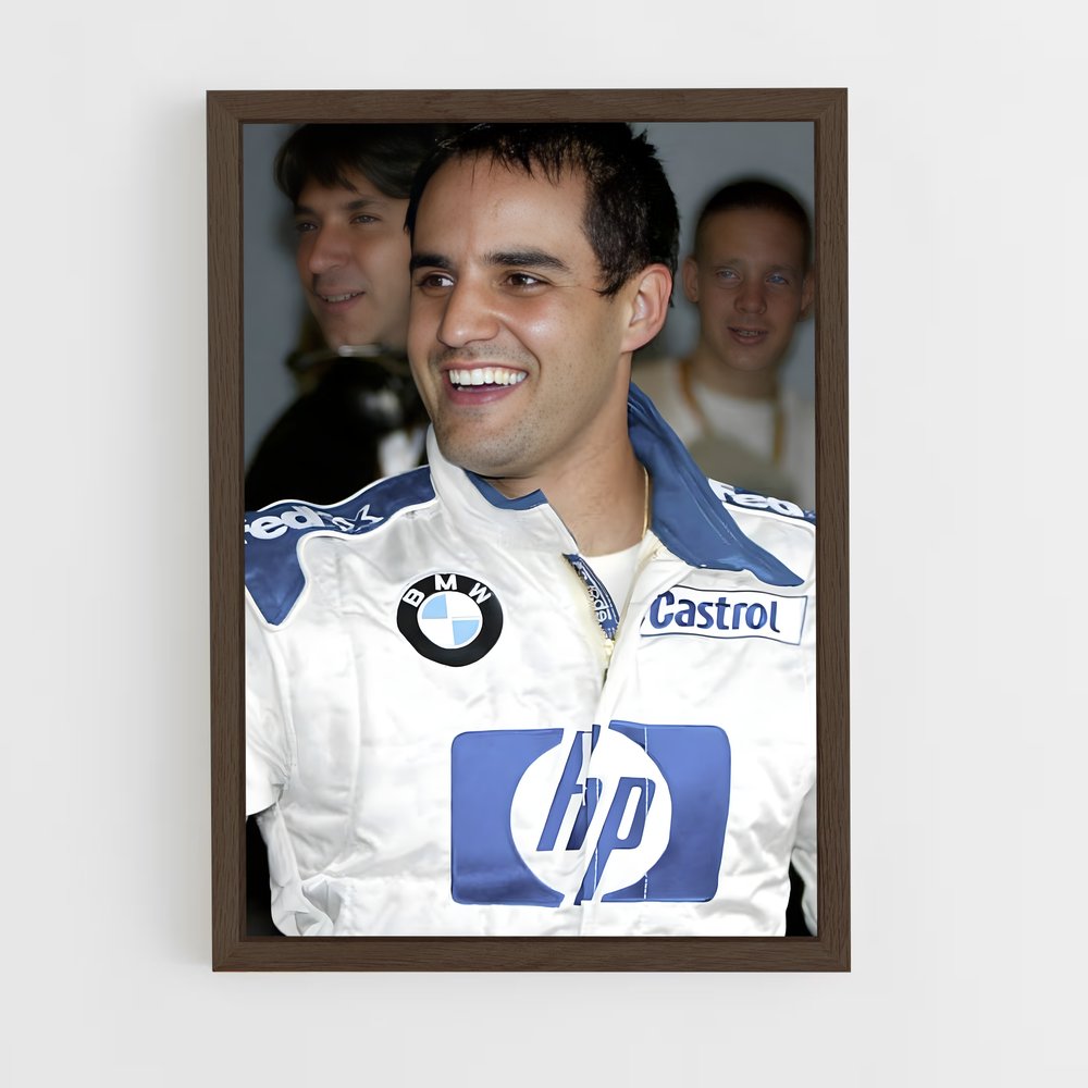 ap-juan pablo montoya-2 cadre Bois foncé