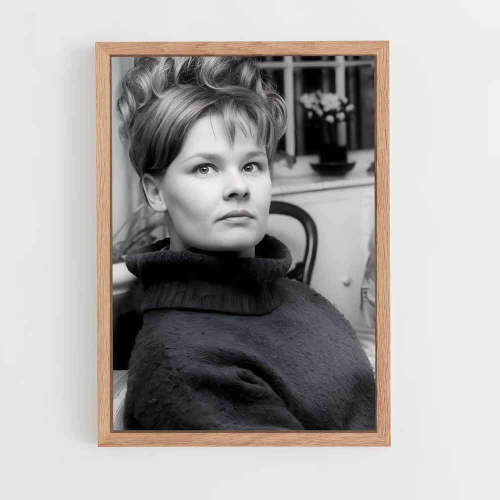 ap-judi dench-2 cadre Bois clair
