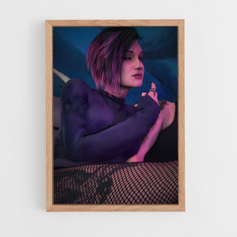 ap-judy alvarez-13 cadre Bois clair