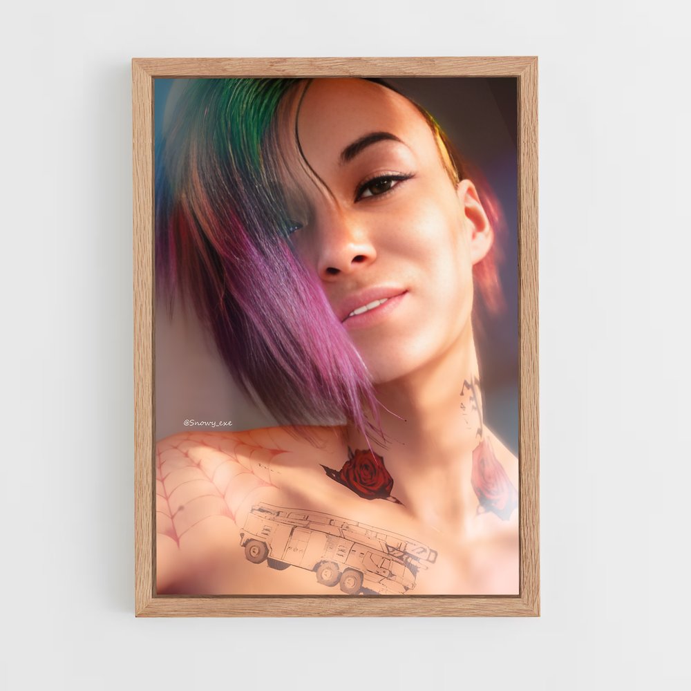ap-judy alvarez-5 cadre Bois clair