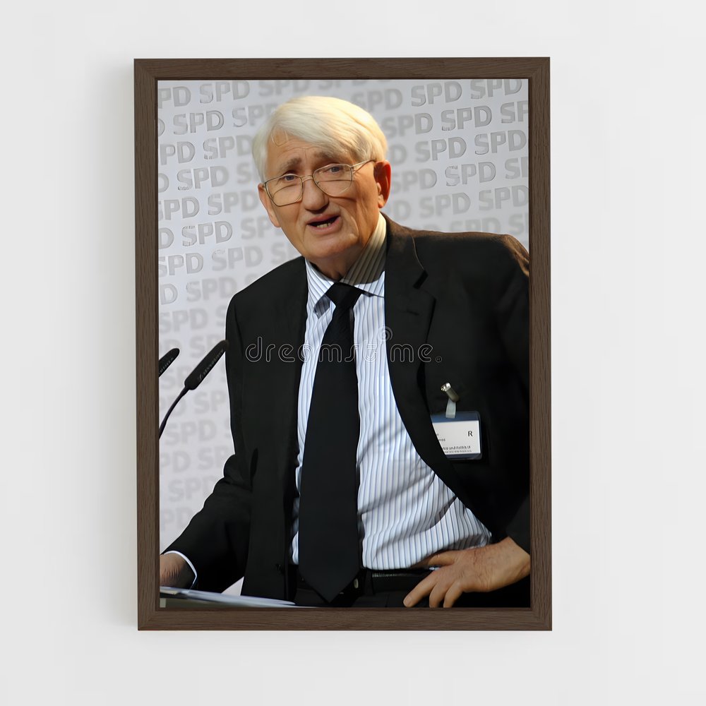 ap-juergen habermas-1 cadre Bois foncé