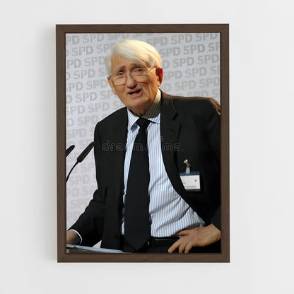 ap-juergen habermas-1 cadre Bois foncé