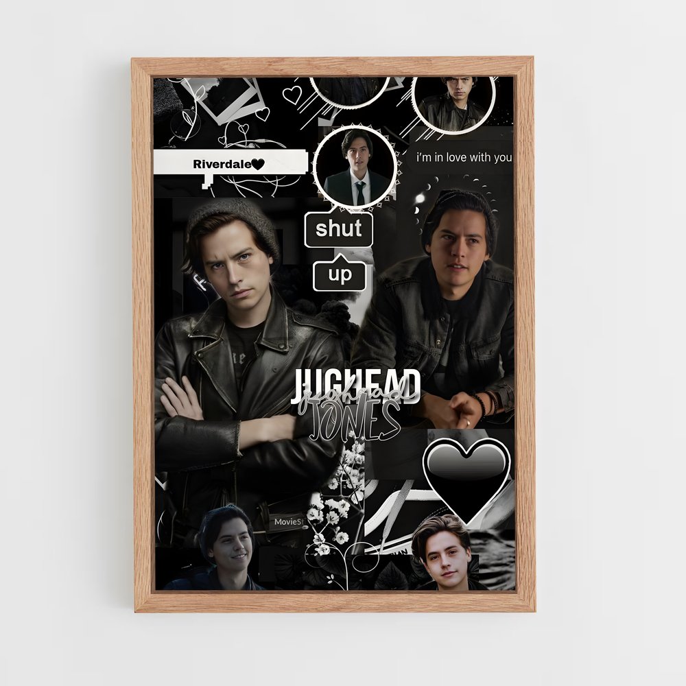 ap-jughead jones-3 cadre Bois clair