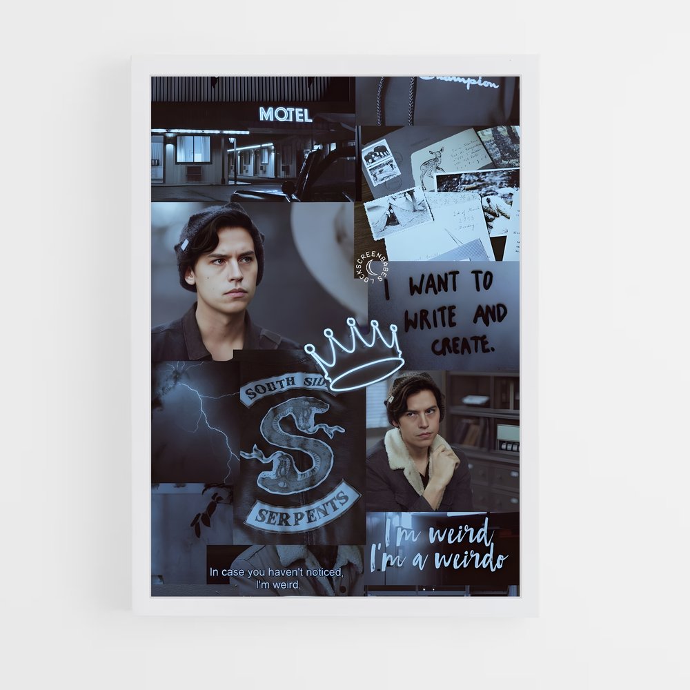 ap-jughead jones-5 cadre Blanc