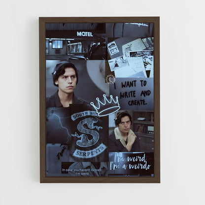 ap-jughead jones-5 cadre Bois foncé