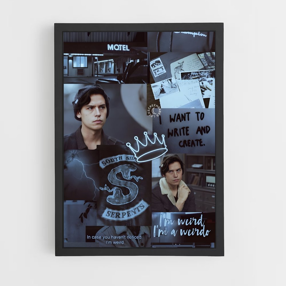 ap-jughead jones-5 cadre Noir