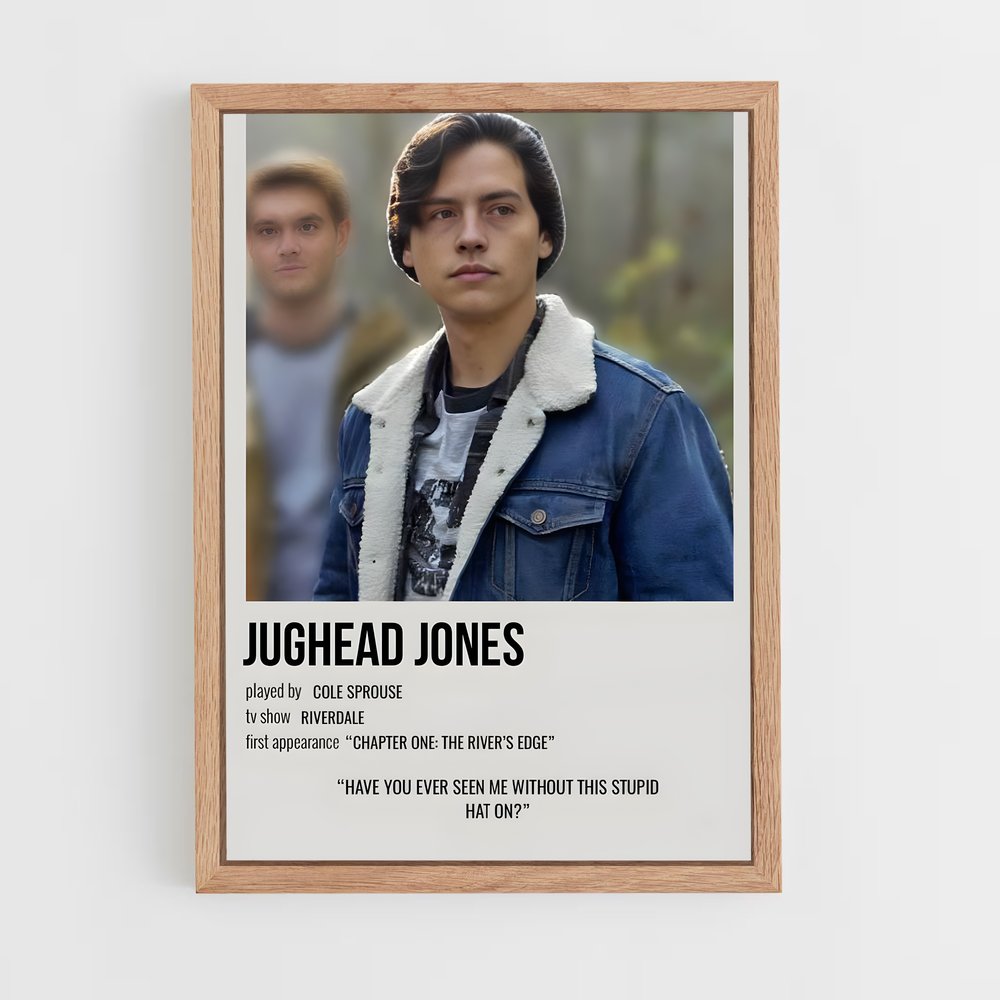 ap-jughead jones-8 cadre Bois clair