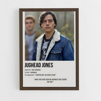 ap-jughead jones-8 cadre Bois foncé
