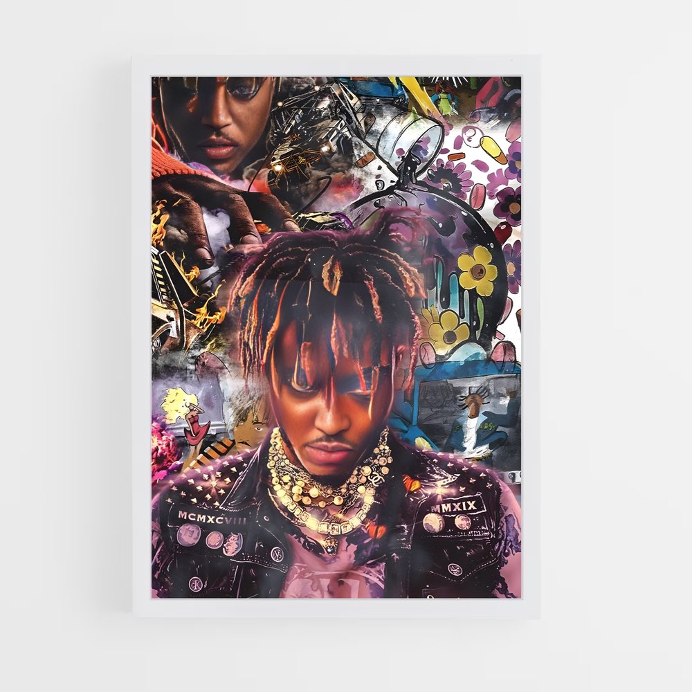 ap-juice wrld-2 cadre Blanc