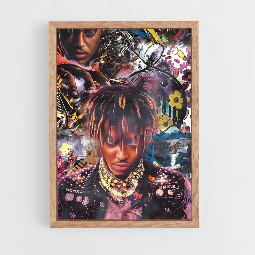 ap-juice wrld-2 cadre Bois clair