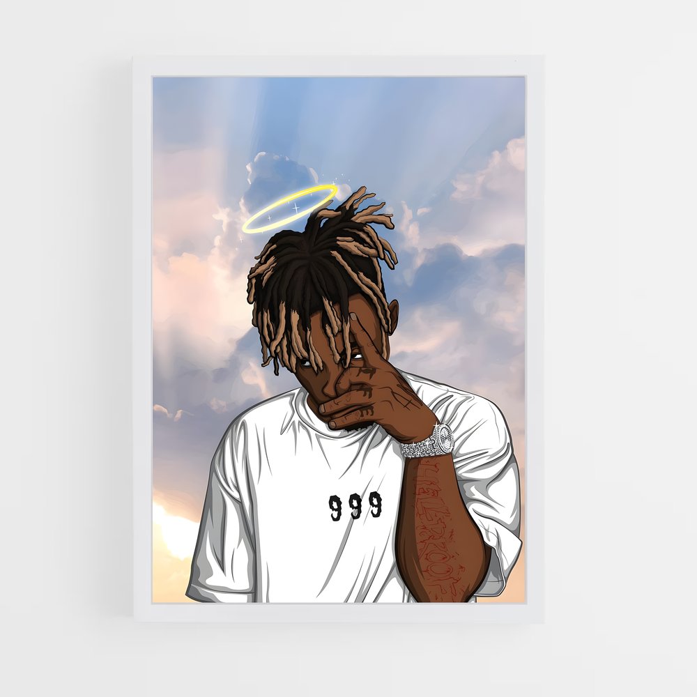 ap-juice wrld-6 cadre Blanc