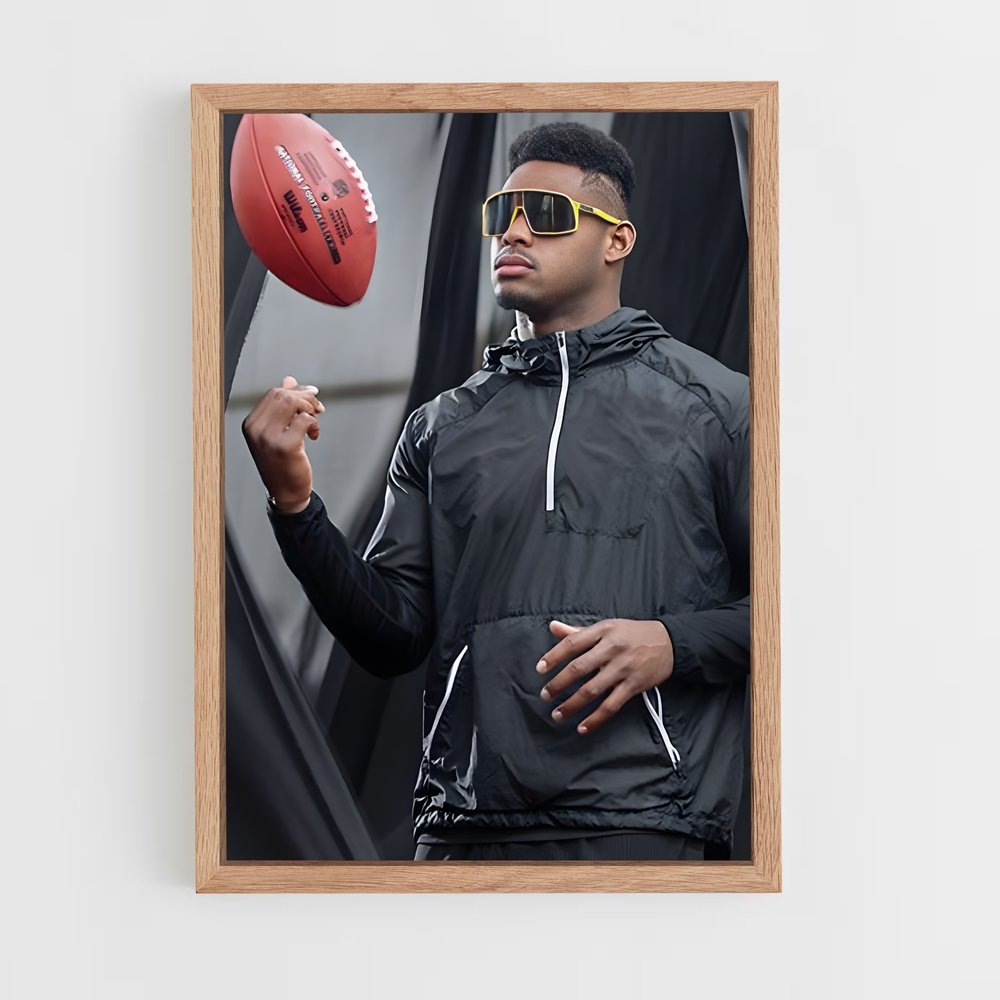 ap-juju smith-schuster-3 cadre Bois clair