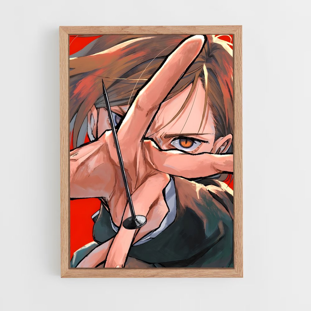ap-jujutsu kaisen-6 cadre Bois clair