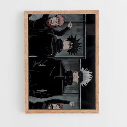 ap-jujutsu kaisen-8 cadre Bois clair