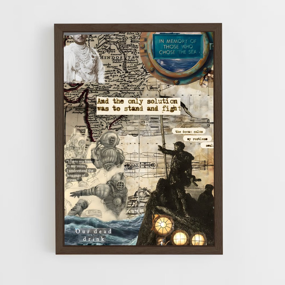 ap-jules verne-4 cadre Bois foncé