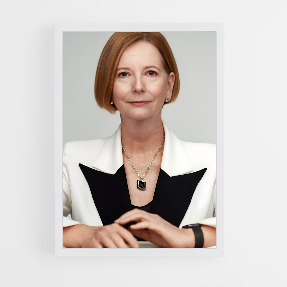 ap-julia gillard-3 cadre Blanc
