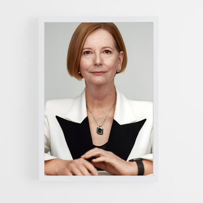 ap-julia gillard-3 cadre Blanc