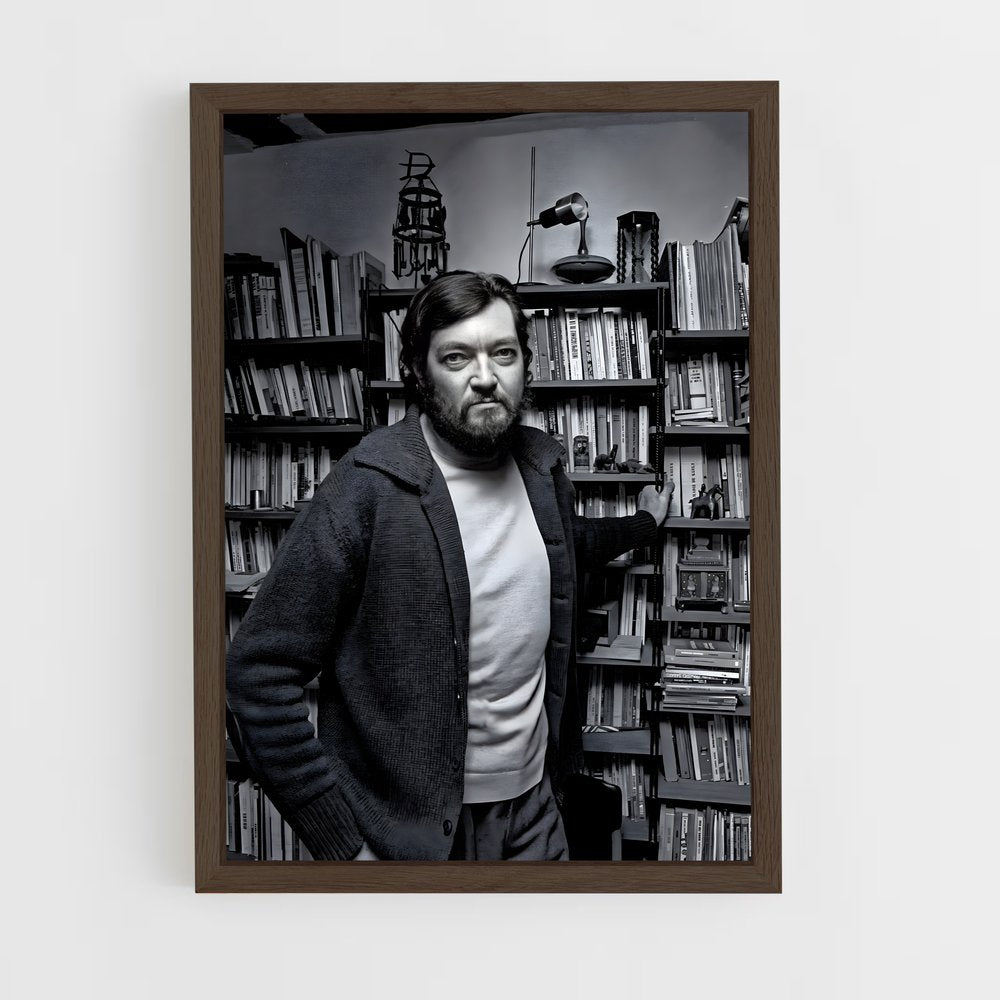 ap-julio cortazar-1 cadre Bois foncé