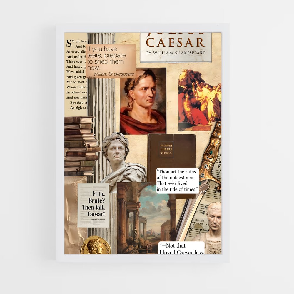 ap-julius caesar-1 cadre Blanc