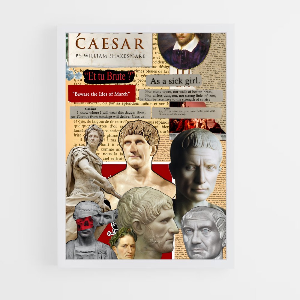 ap-julius caesar-5 cadre Blanc