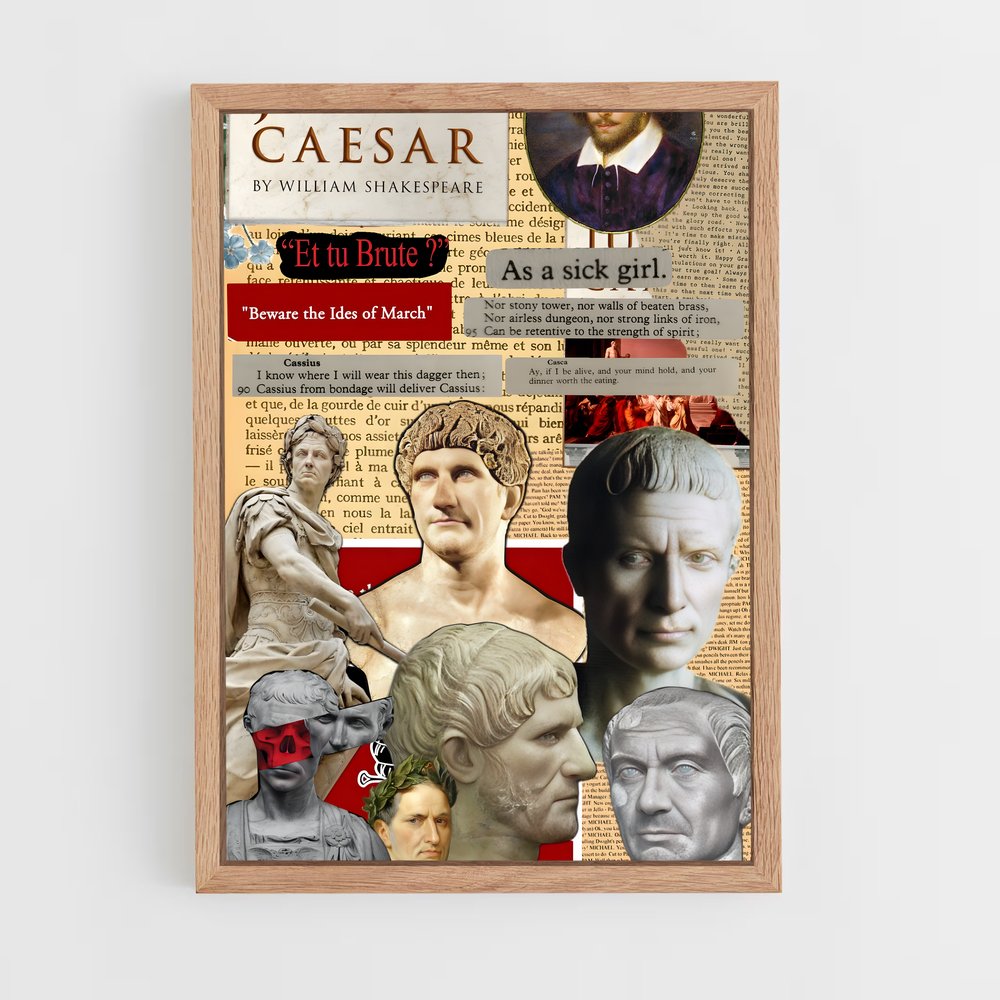 ap-julius caesar-5 cadre Bois clair