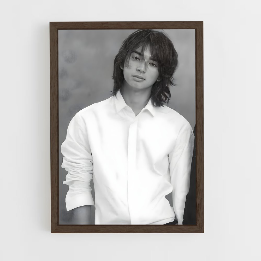 ap-jun matsumoto-1 cadre Bois foncé