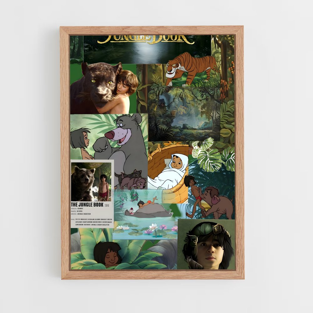 ap-jungle book-2 cadre Bois clair