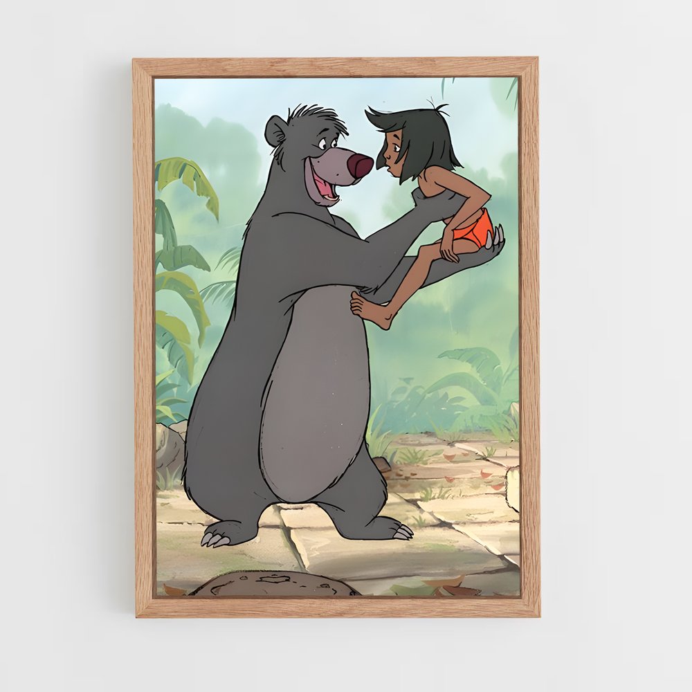 ap-jungle book-5 cadre Bois clair