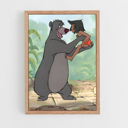 ap-jungle book-5 cadre Bois clair