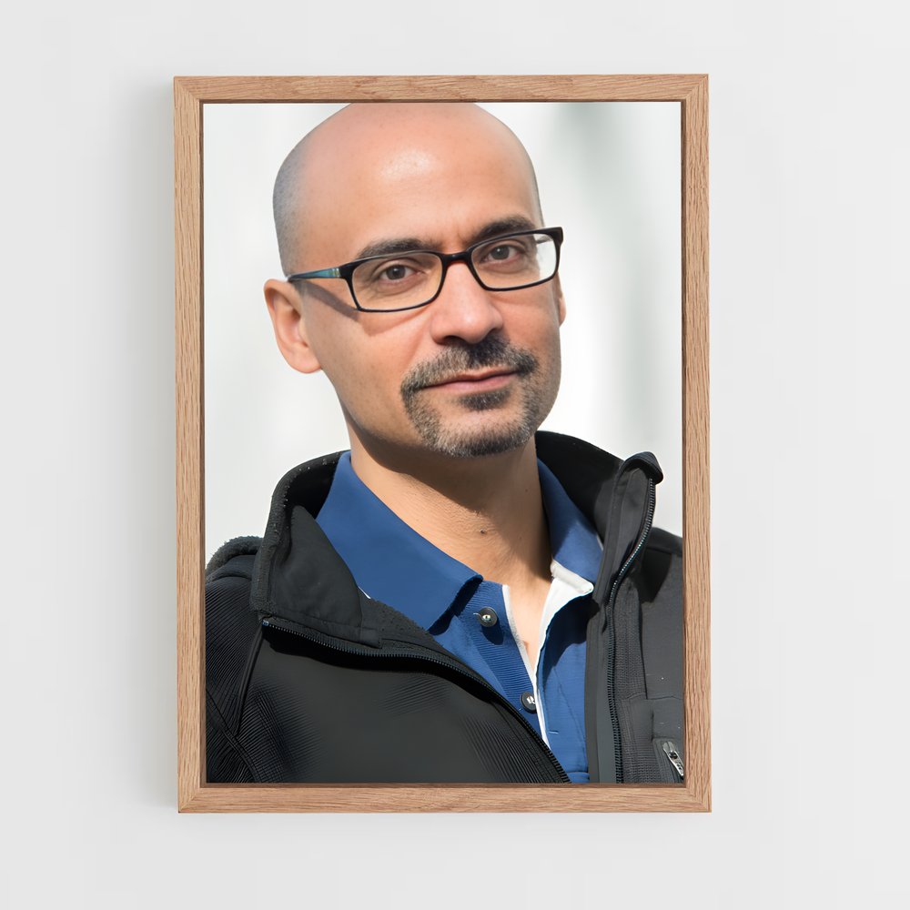 ap-junot diaz-4 cadre Bois clair