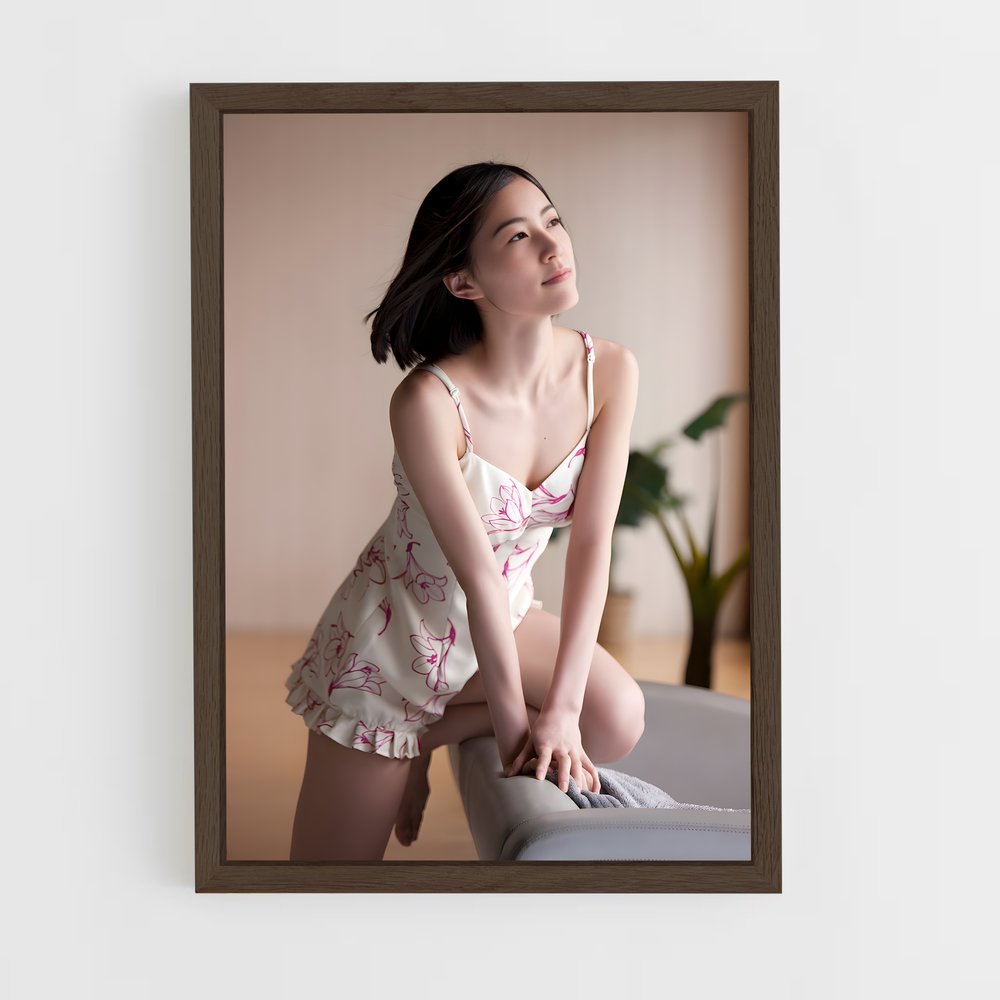 ap-jurina matsui-4 cadre Bois foncé