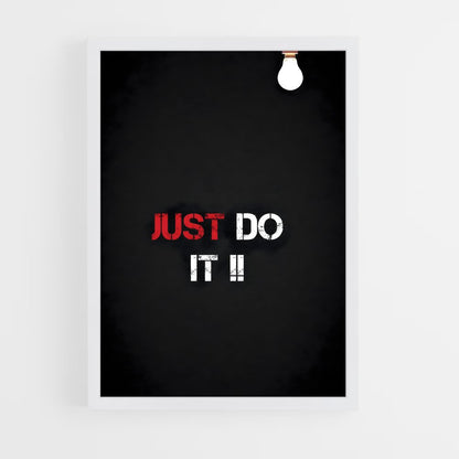ap-just do it-1 cadre Blanc