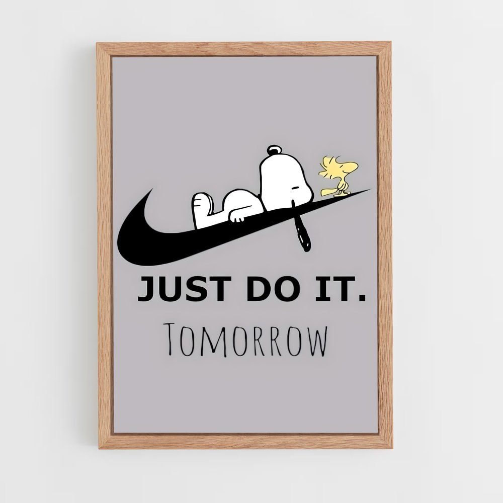 ap-just do it-3 cadre Bois clair