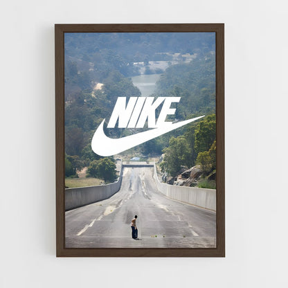 ap-just do it-4 cadre Bois foncé