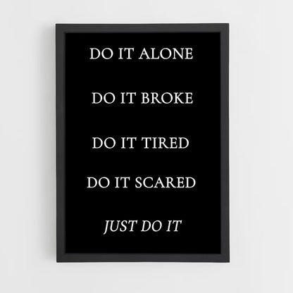 ap-just do it-6 cadre Noir