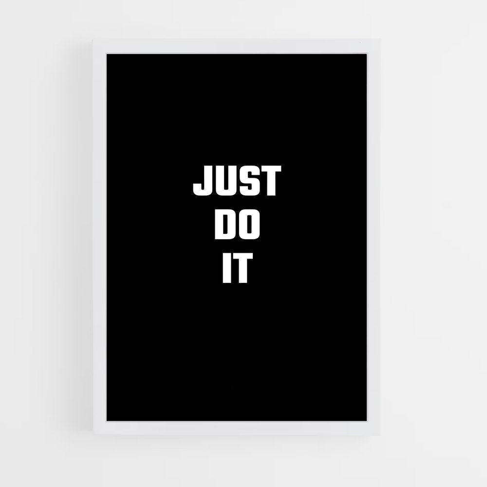 ap-just do it-7 cadre Blanc
