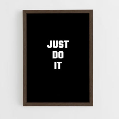 ap-just do it-7 cadre Bois foncé