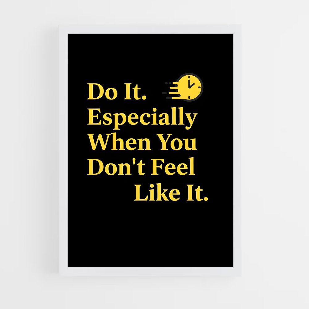 ap-just do it-8 cadre Blanc