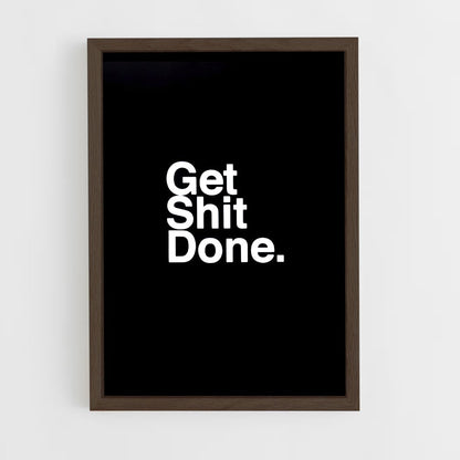 ap-just do it-9 cadre Bois foncé