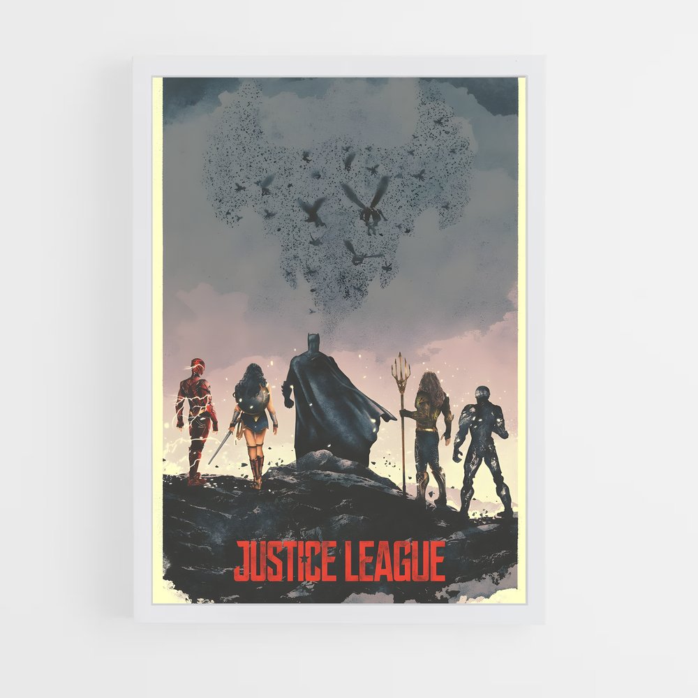 ap-justice league-13 cadre Blanc