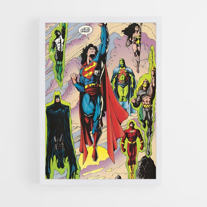 ap-justice league-9 cadre Blanc