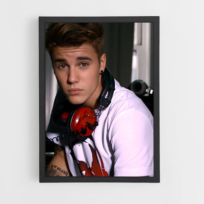 ap-justin bieber-7 cadre Noir