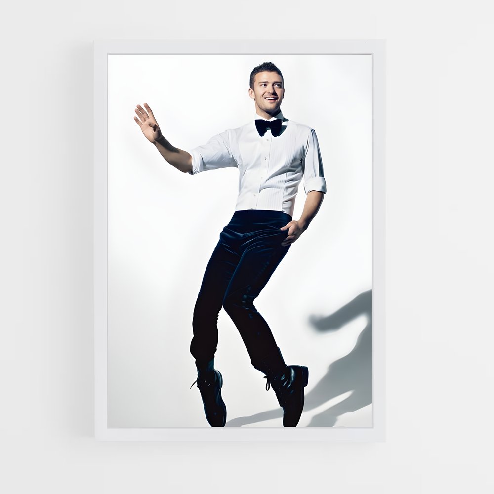 ap-justin timberlake-4 cadre Blanc