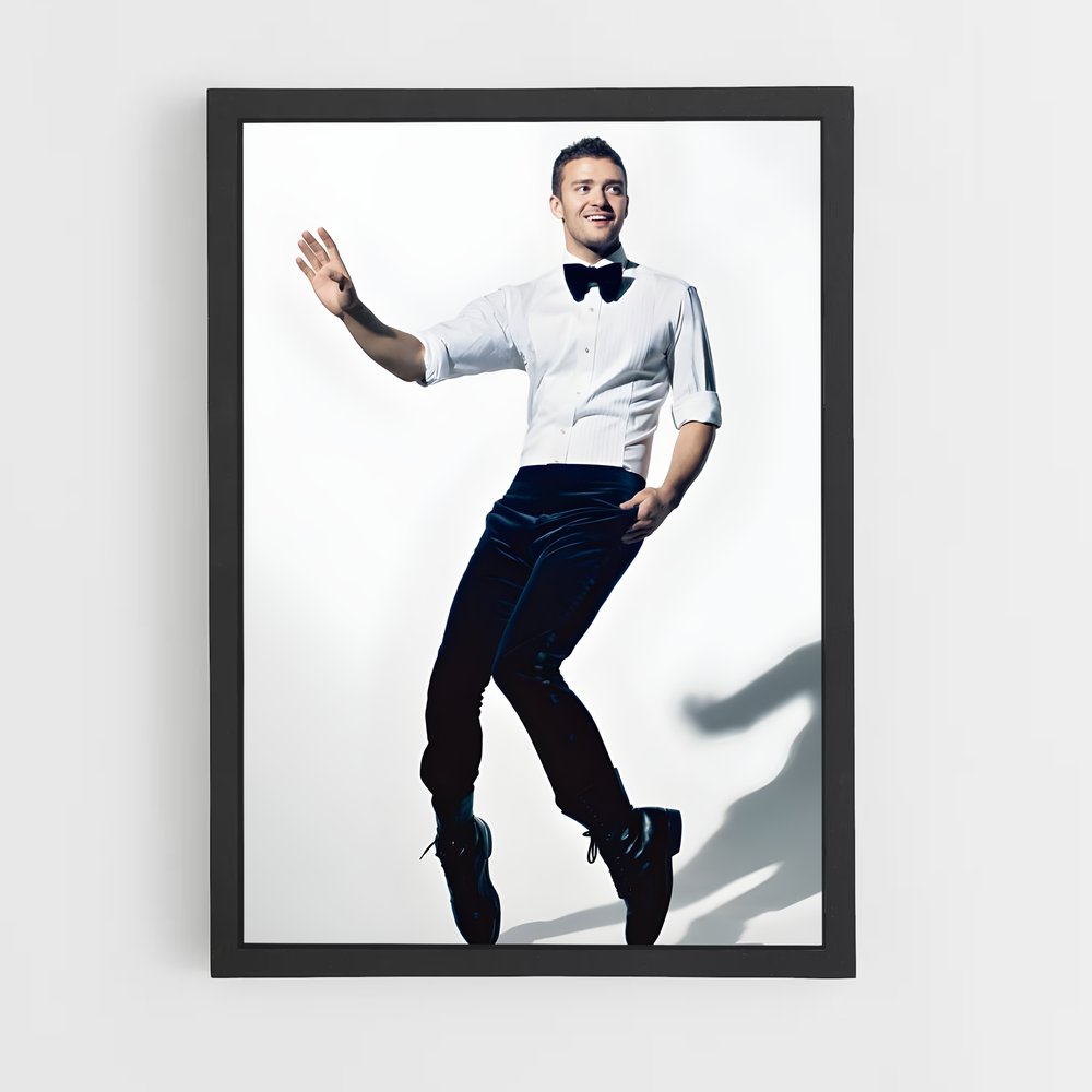 ap-justin timberlake-4 cadre Noir