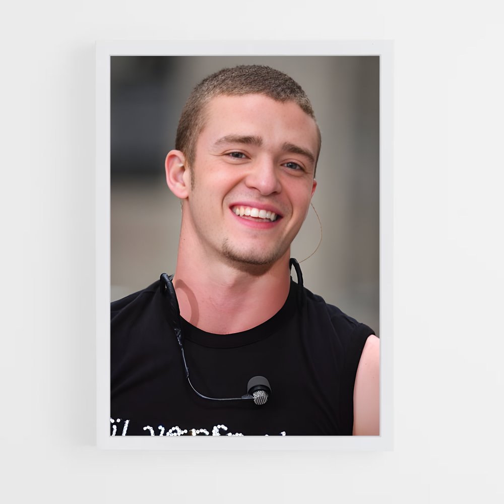 ap-justin timberlake-6 cadre Blanc