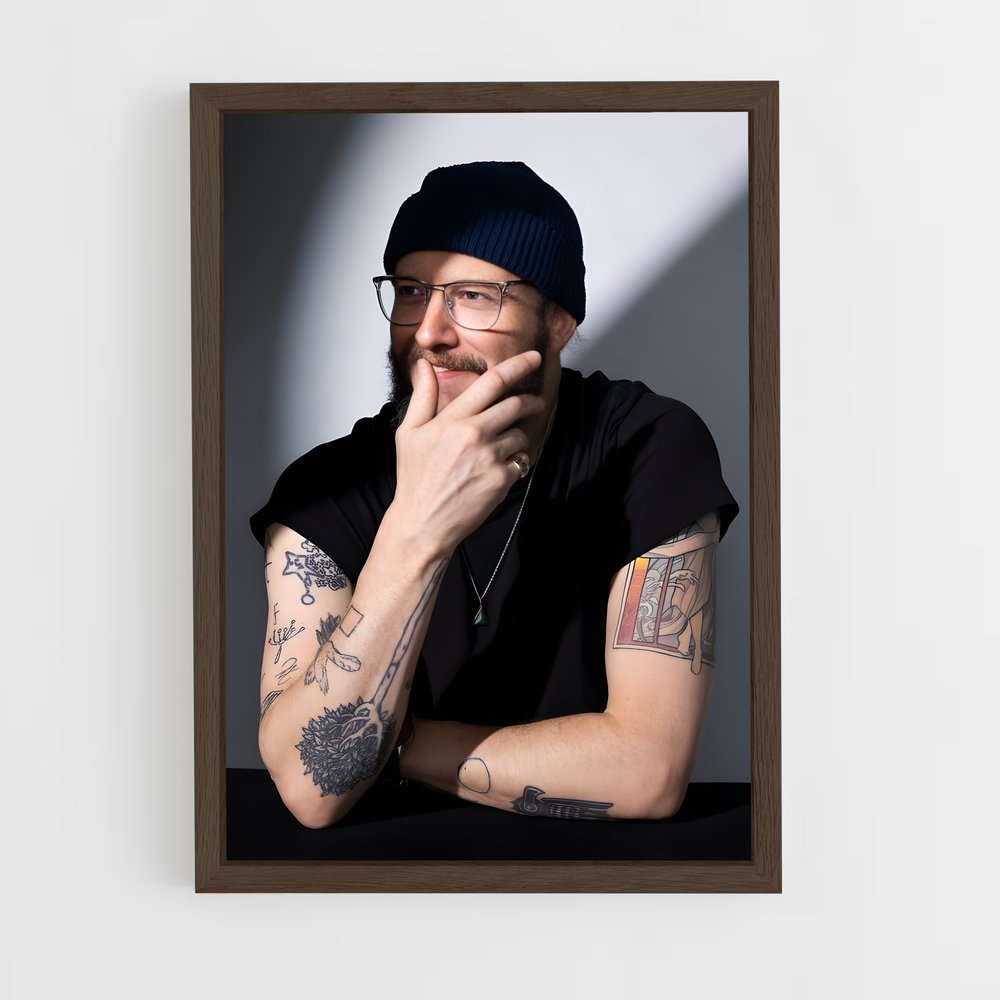 ap-justin vernon-5 cadre Bois foncé