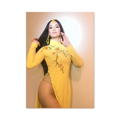 Poster Kacey en Jaune
