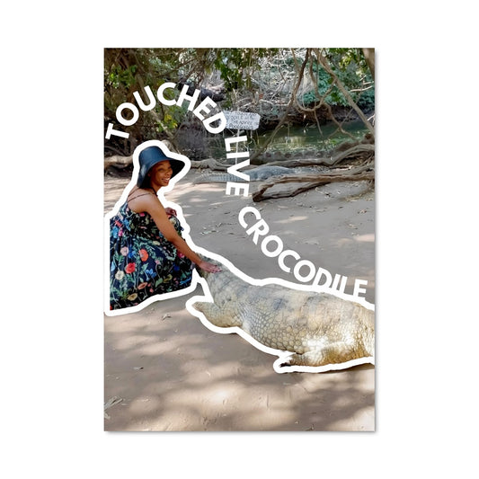 Poster Serenité Crocodilienne