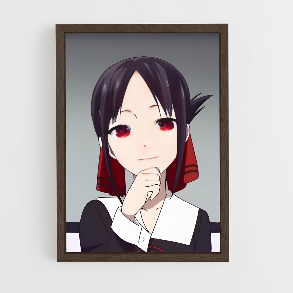 ap-kaguya shinomiya-2 cadre Bois foncé