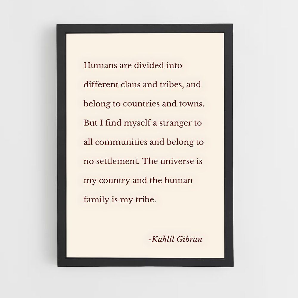 ap-kahlil gibran-4 cadre Noir